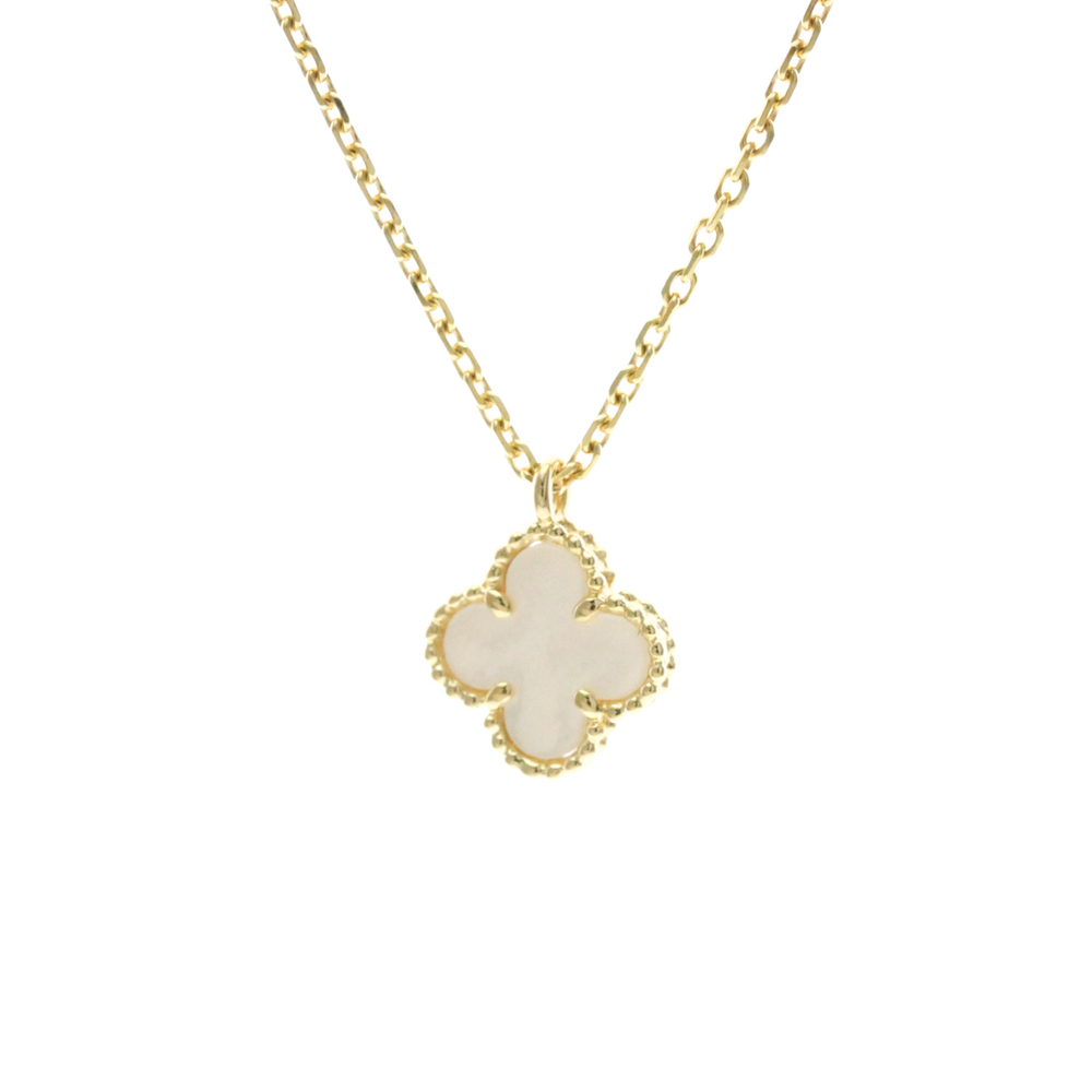 Van Cleef & Arpels Sweet Alhambra Necklace Yellow Gold (18K) Mother Of Pearl ...